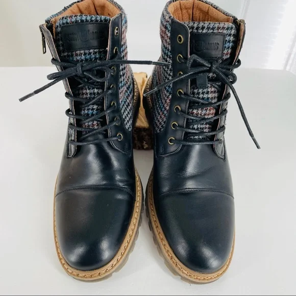 Stacy Adams Griffyth Cap Toe Lace Up Zip Chukka Boot - Picture 3 of 12